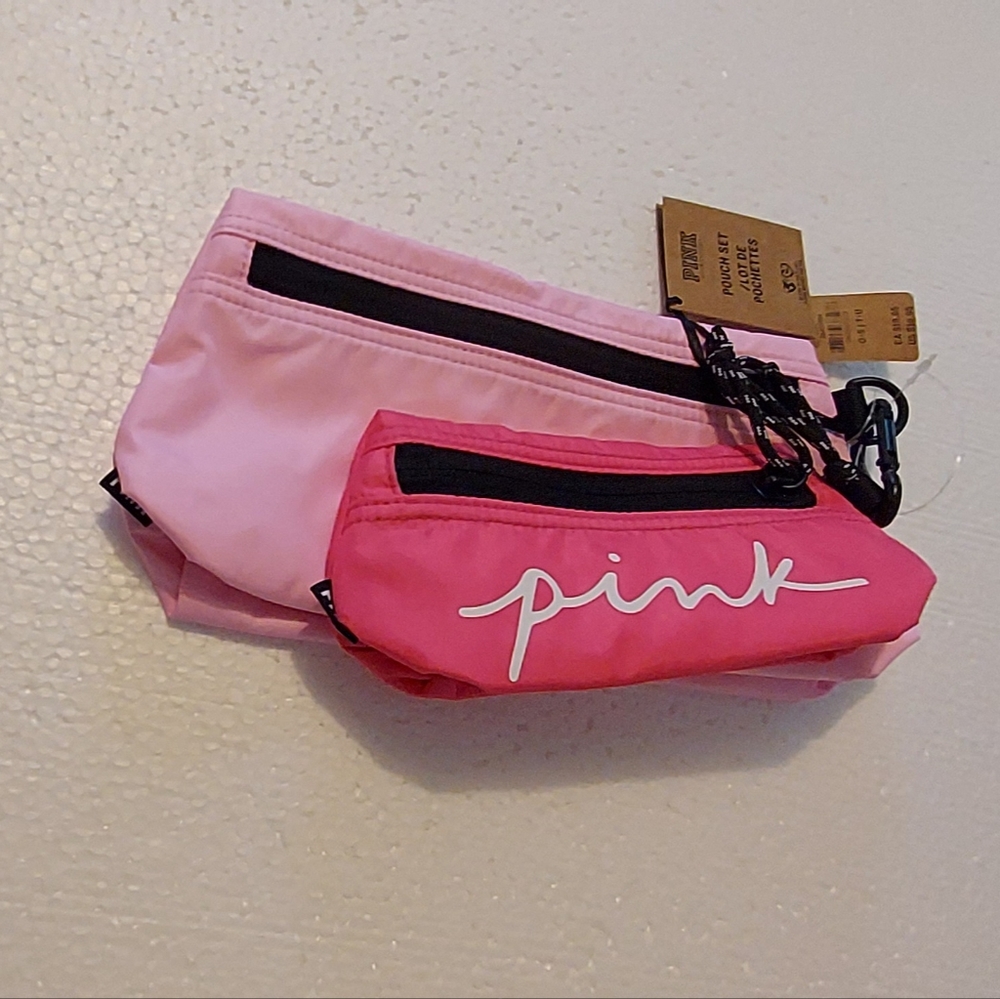 Pink pouche set detachable